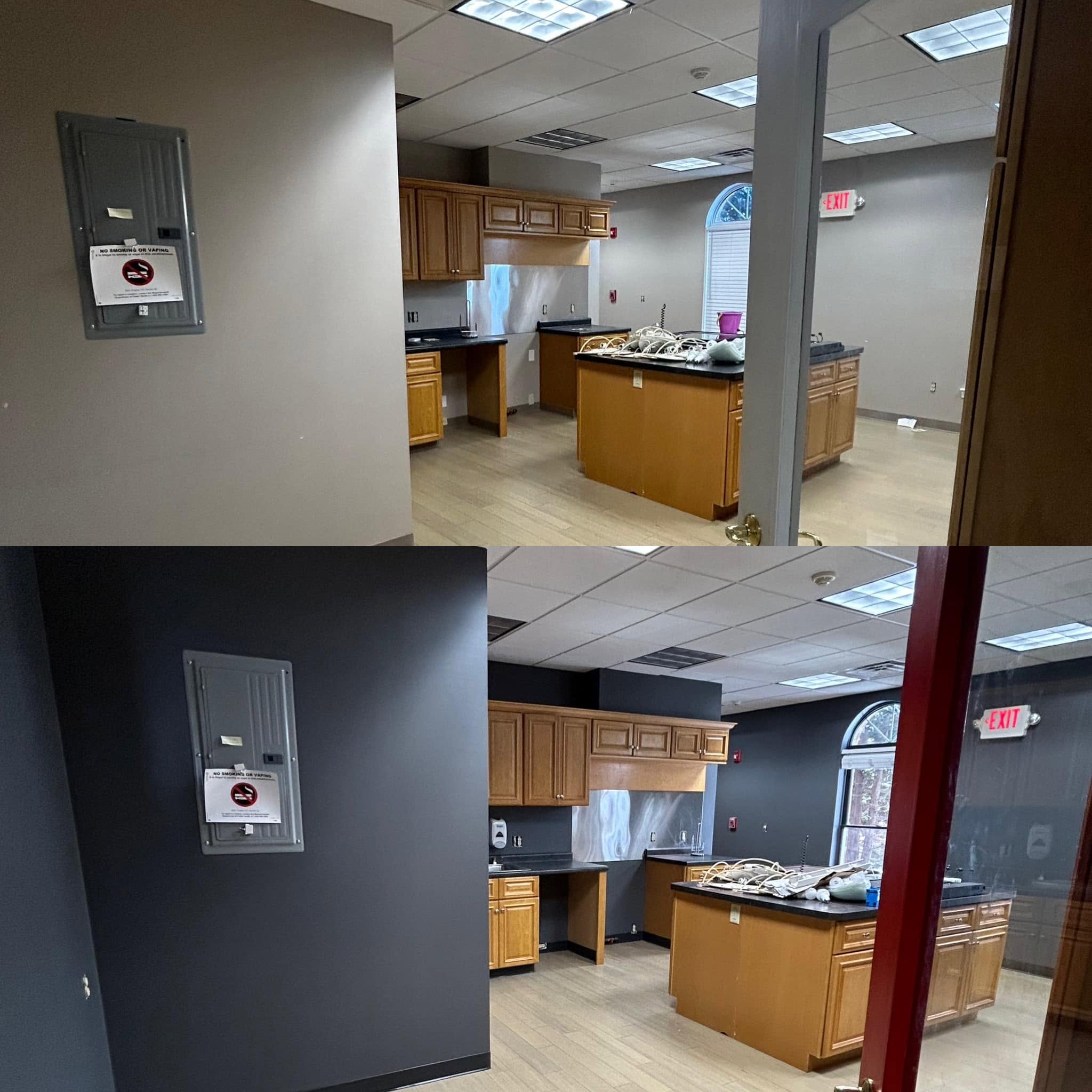 Complete Commercial Interior — Walls, Trim, Doors & Vanities, NH — photo 5
