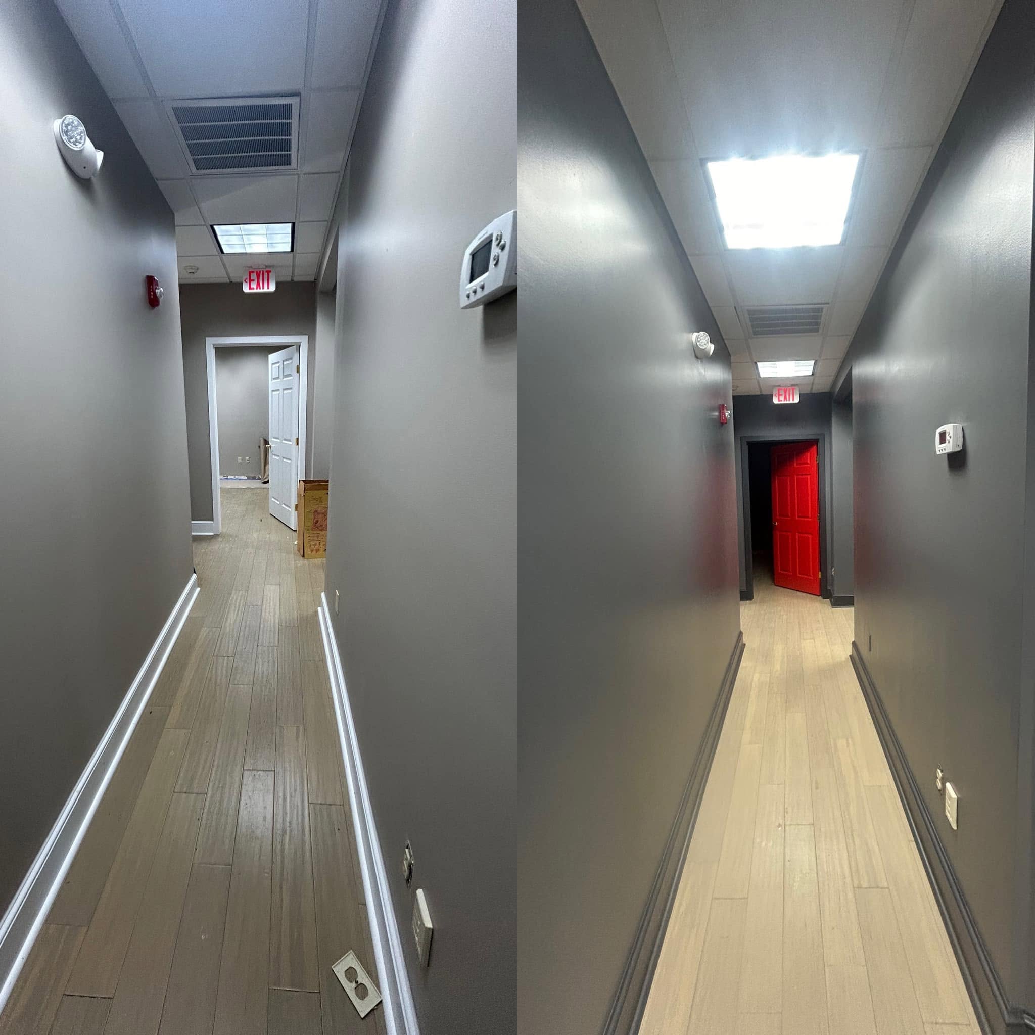 Complete Commercial Interior — Walls, Trim, Doors & Vanities, NH — photo 6