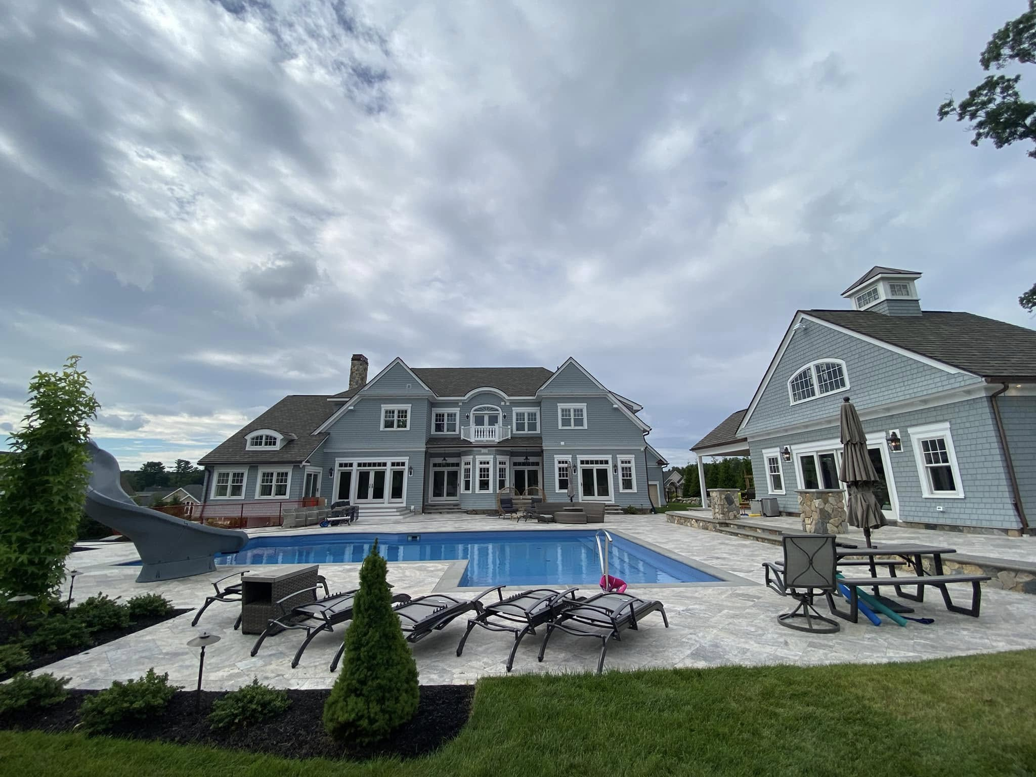 Exterior House Washing — Large Shingle-Style Estate — photo 4