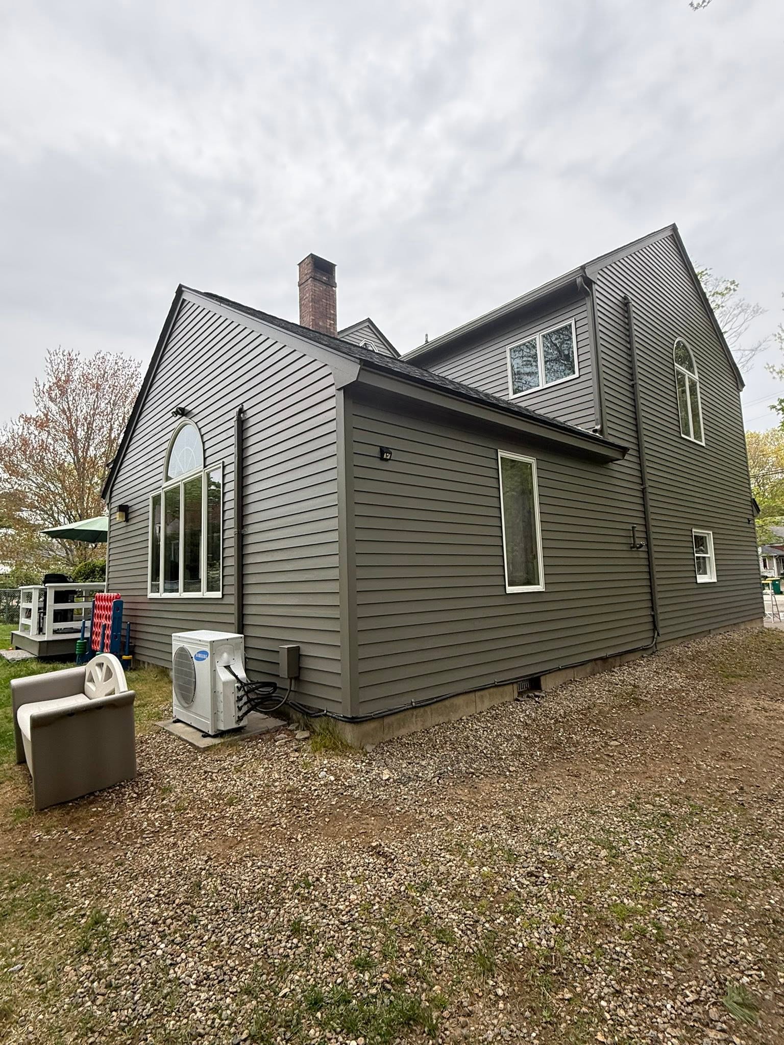 Full Exterior Wash, Rot Repair & Complete Repaint — photo 1