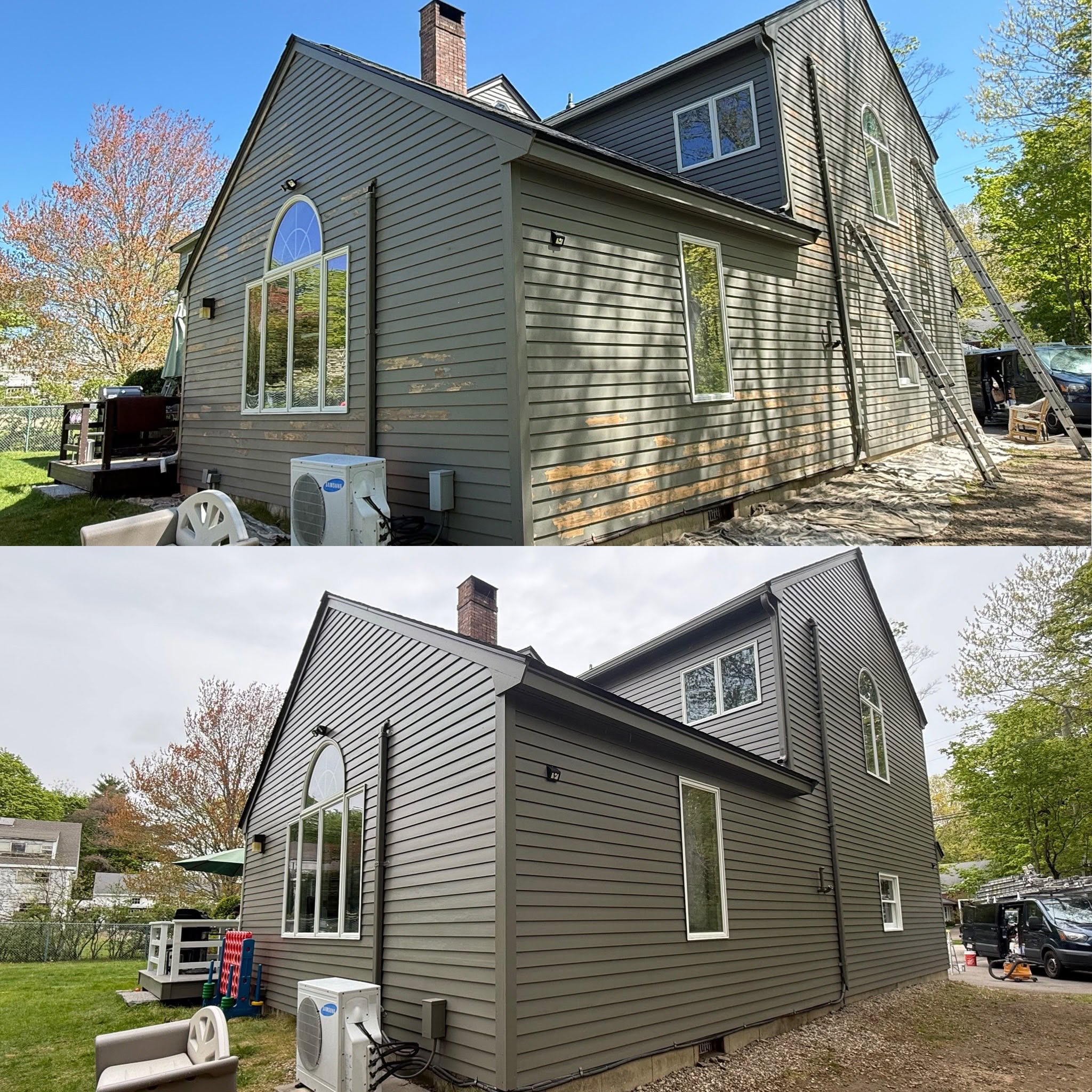 Full Exterior Wash, Rot Repair & Complete Repaint — photo 4