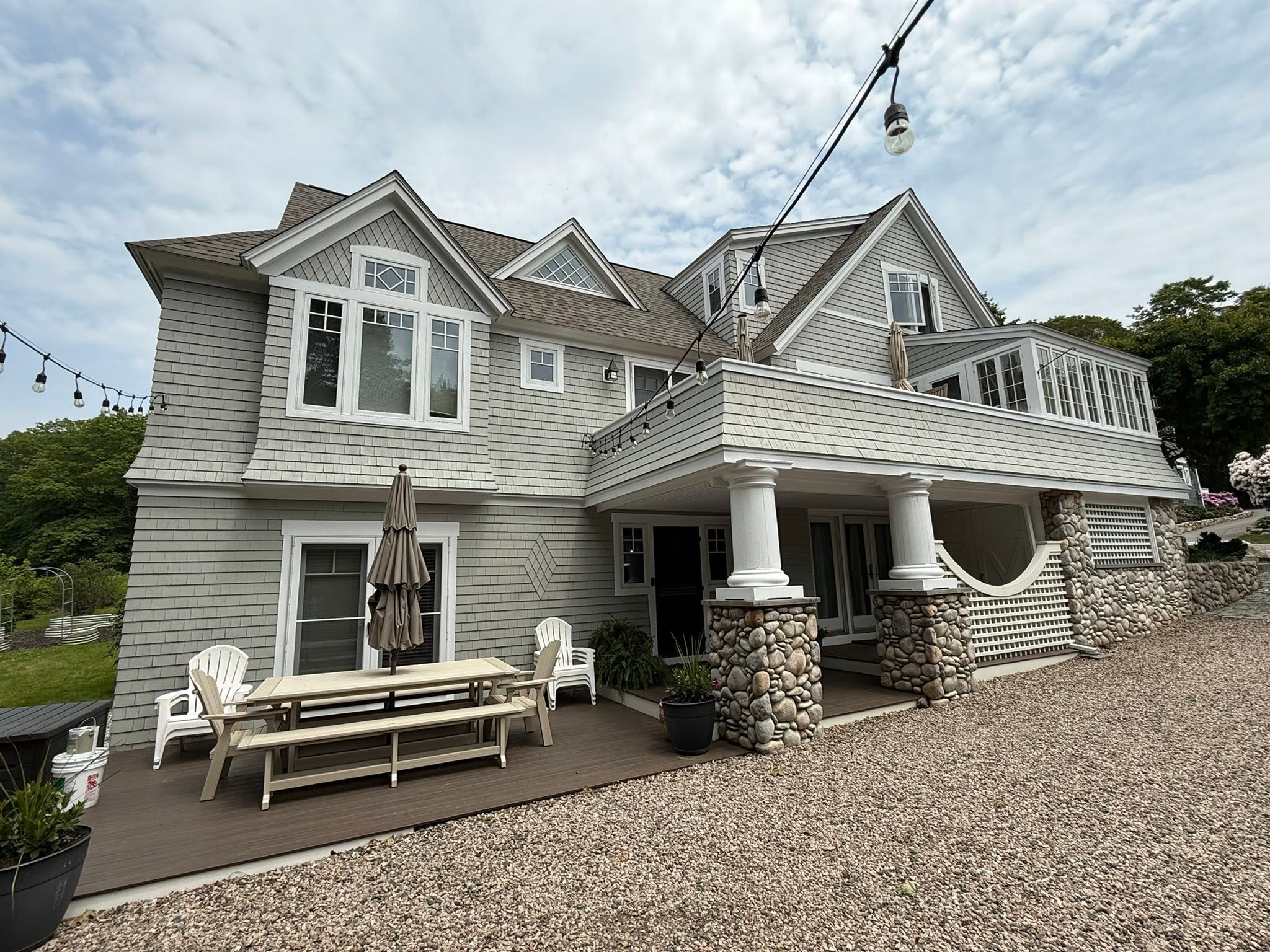 Rot Repair, Stain & Cedar Shingle Wash — Ogunquit, ME — photo 2