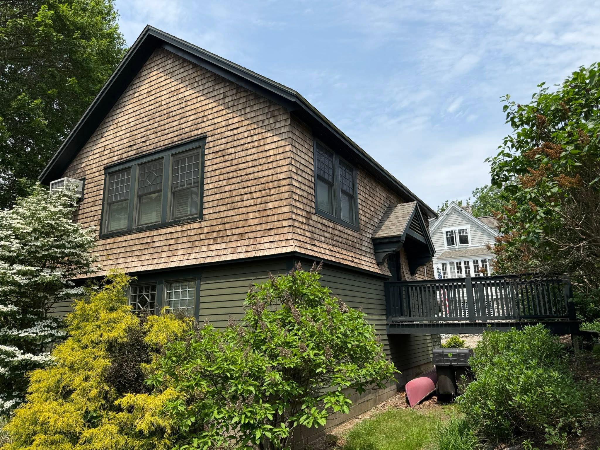 Rot Repair, Stain & Cedar Shingle Wash — Ogunquit, ME — photo 8