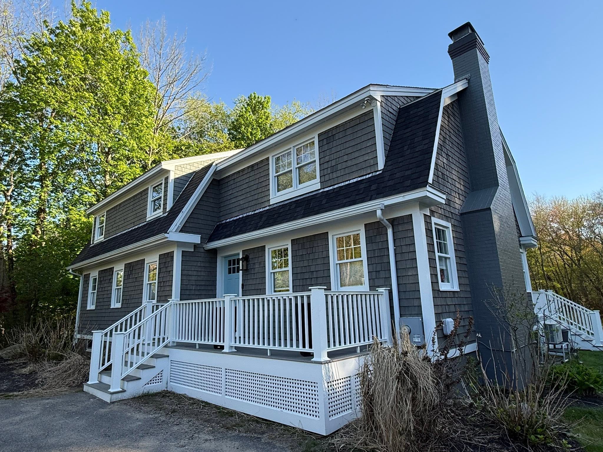 Cedar Stain, Trim & Full Exterior Repaint — photo 4
