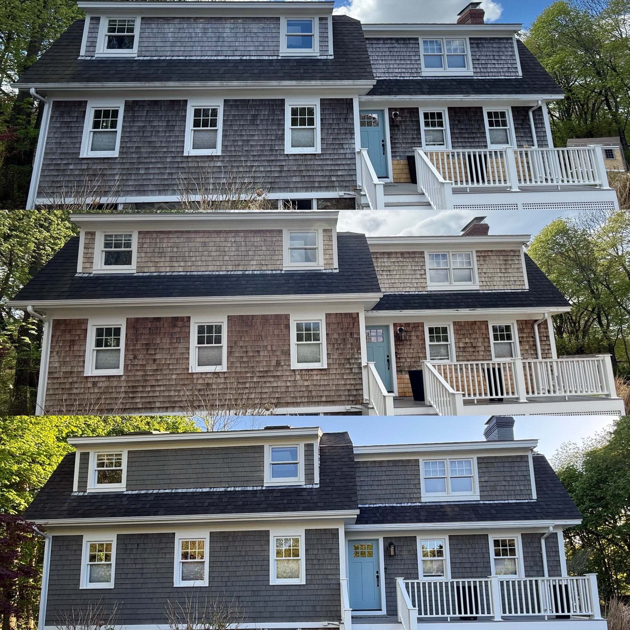 Cedar Stain, Trim & Full Exterior Repaint — photo 6