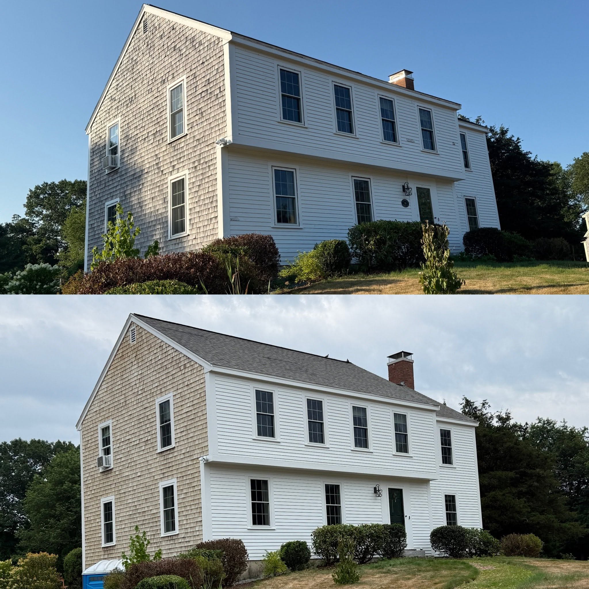 Cedar Restoration, Full Body & Trim Paint — Rye, NH — photo 1