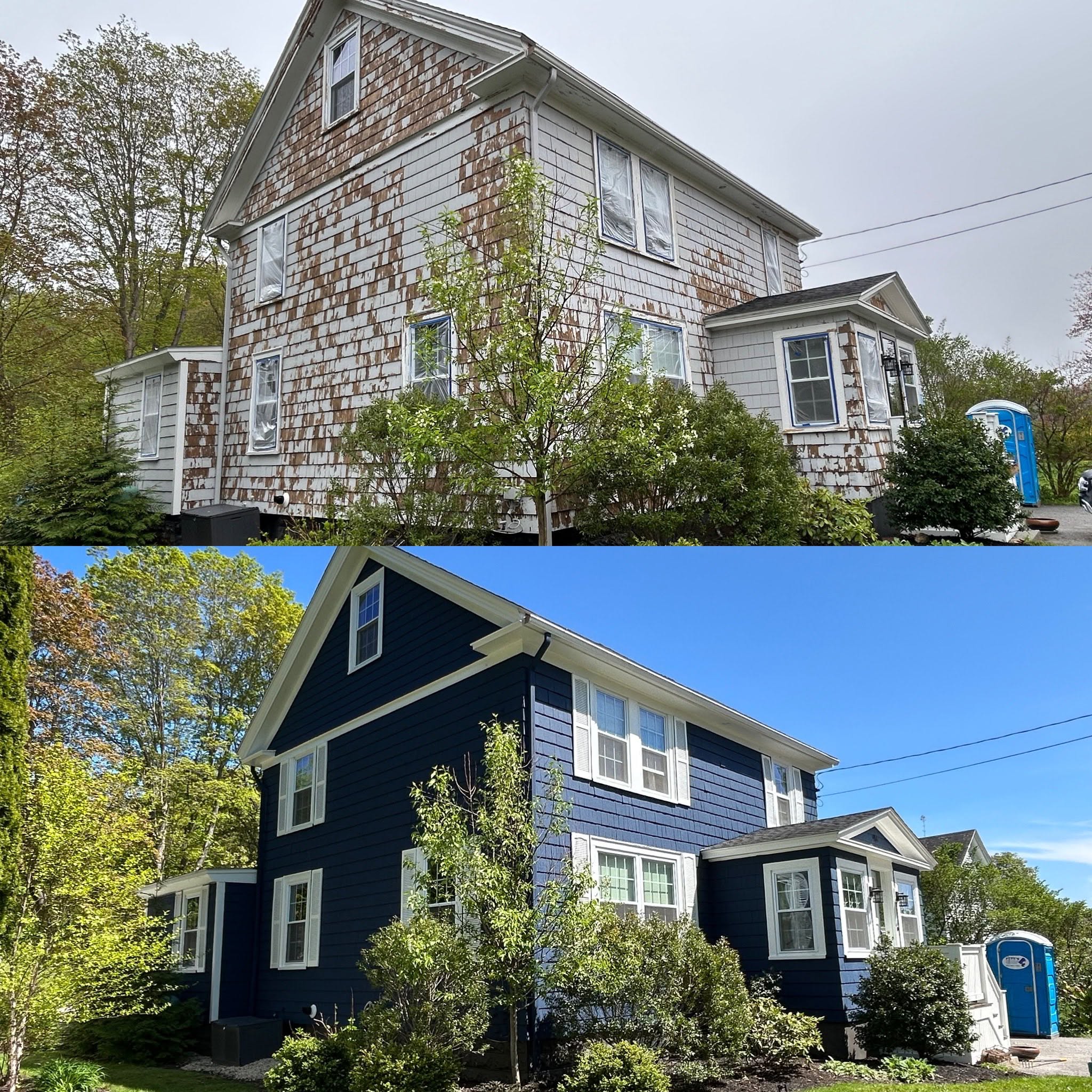 Stunning Transformation — Siding, Trim, Shutters & More, Rye, NH — photo 1