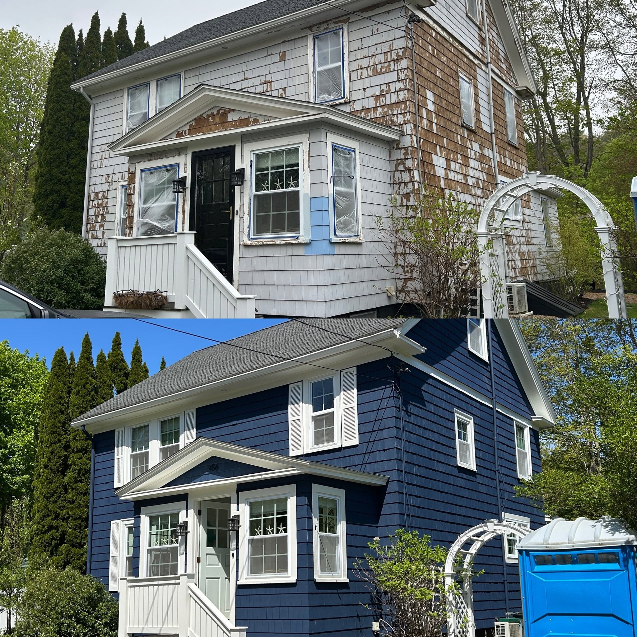 Stunning Transformation — Siding, Trim, Shutters & More, Rye, NH — photo 2