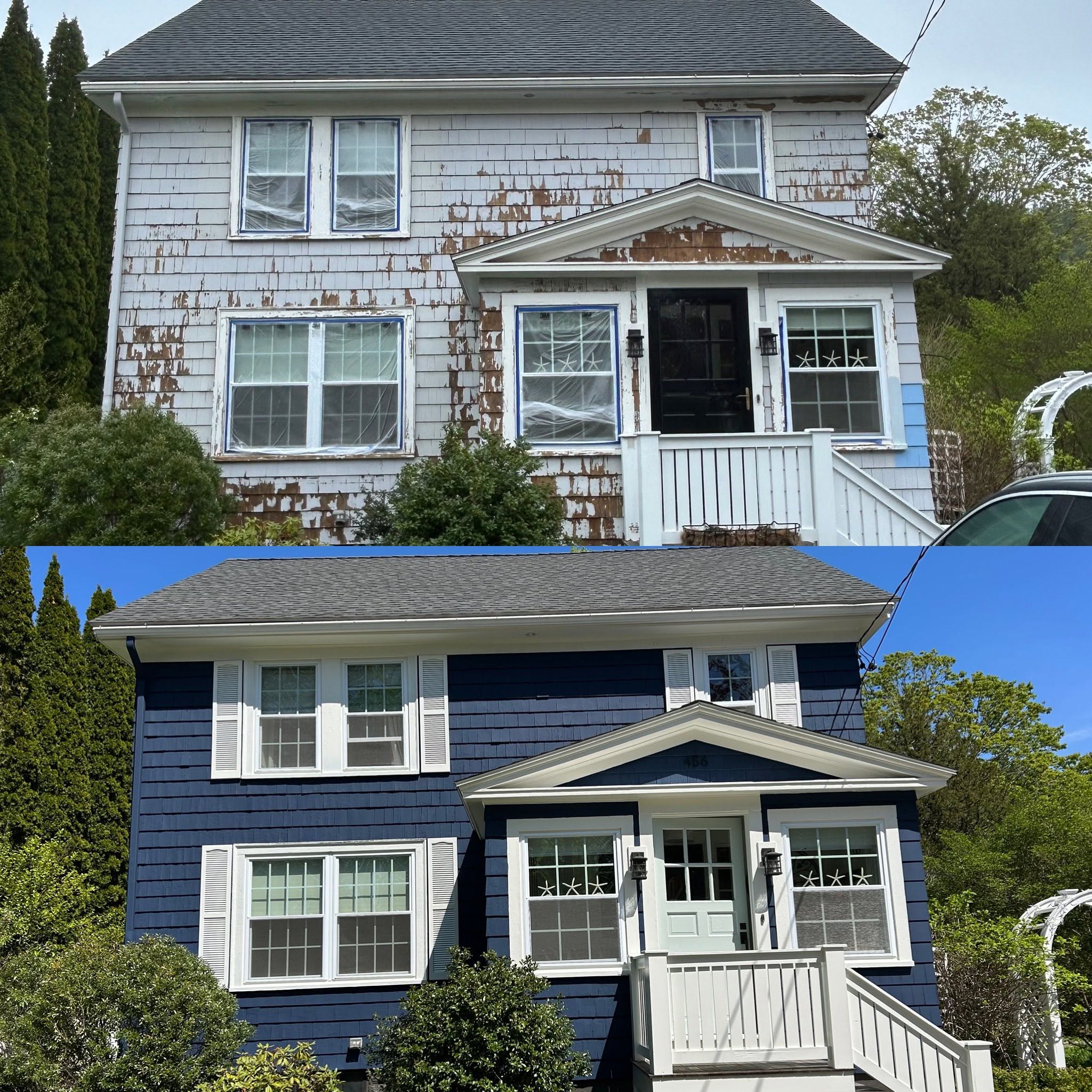 Stunning Transformation — Siding, Trim, Shutters & More, Rye, NH — photo 7