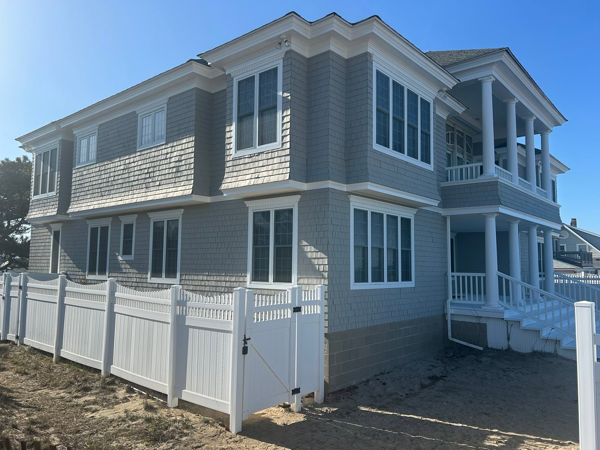 Home & Guest House — Beachside Exterior Paint, Salisbury Beach, MA — photo 1