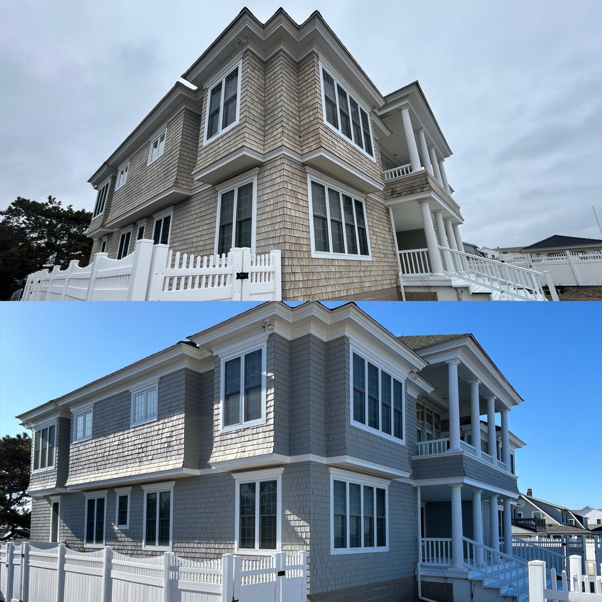Home & Guest House — Beachside Exterior Paint, Salisbury Beach, MA — photo 6