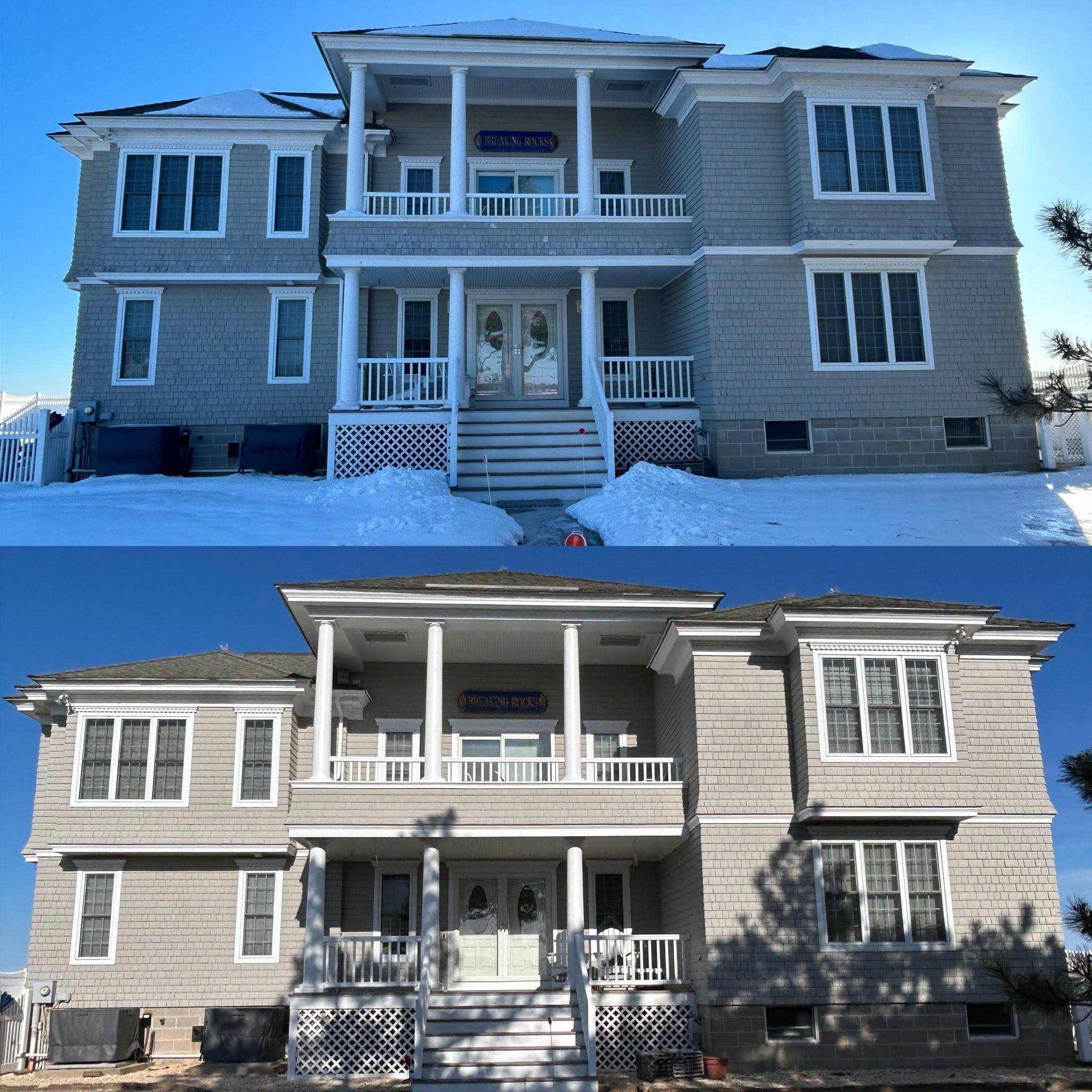 Home & Guest House — Beachside Exterior Paint, Salisbury Beach, MA — photo 7
