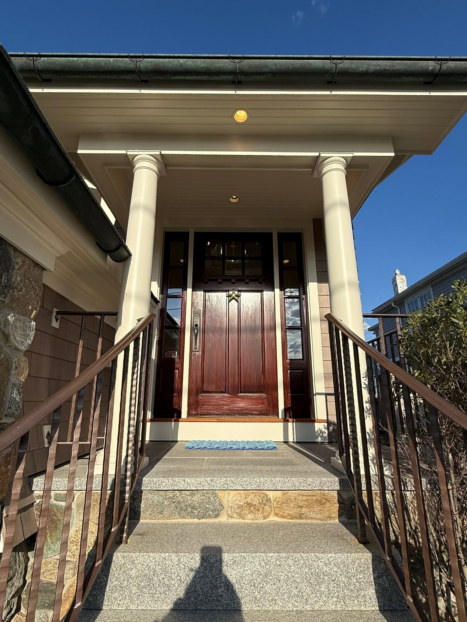 Solid Stain, Mahogany Doors & Deck — photo 10