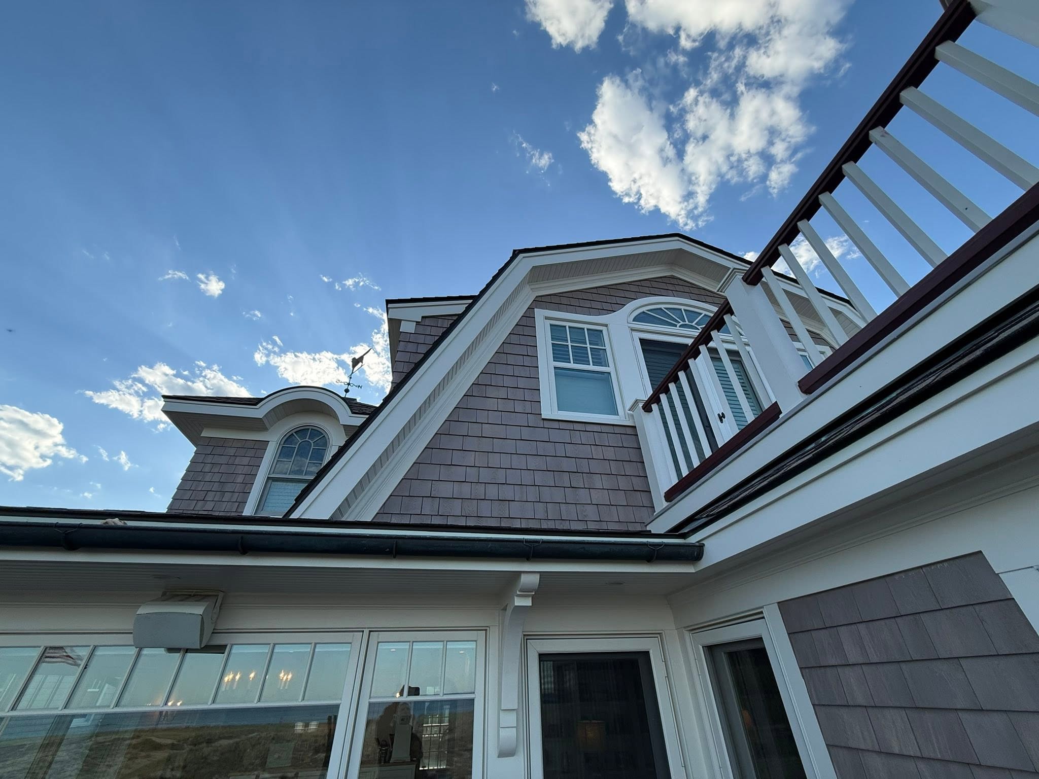 Solid Stain, Mahogany Doors & Deck — photo 4