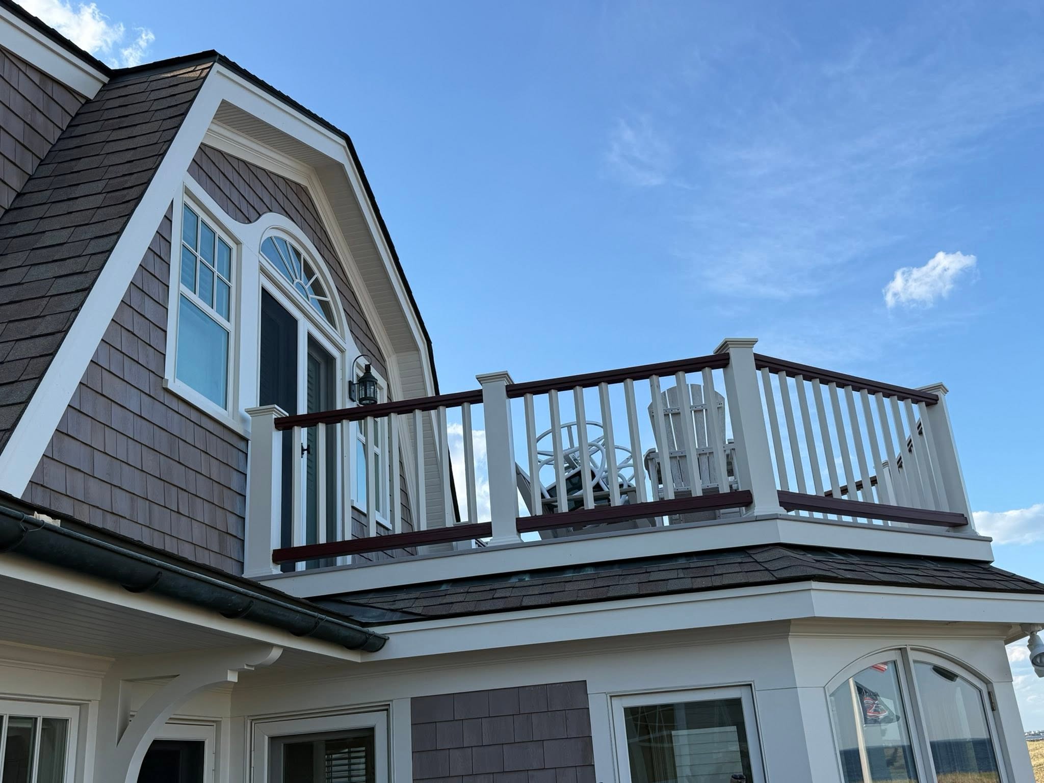 Solid Stain, Mahogany Doors & Deck — photo 5