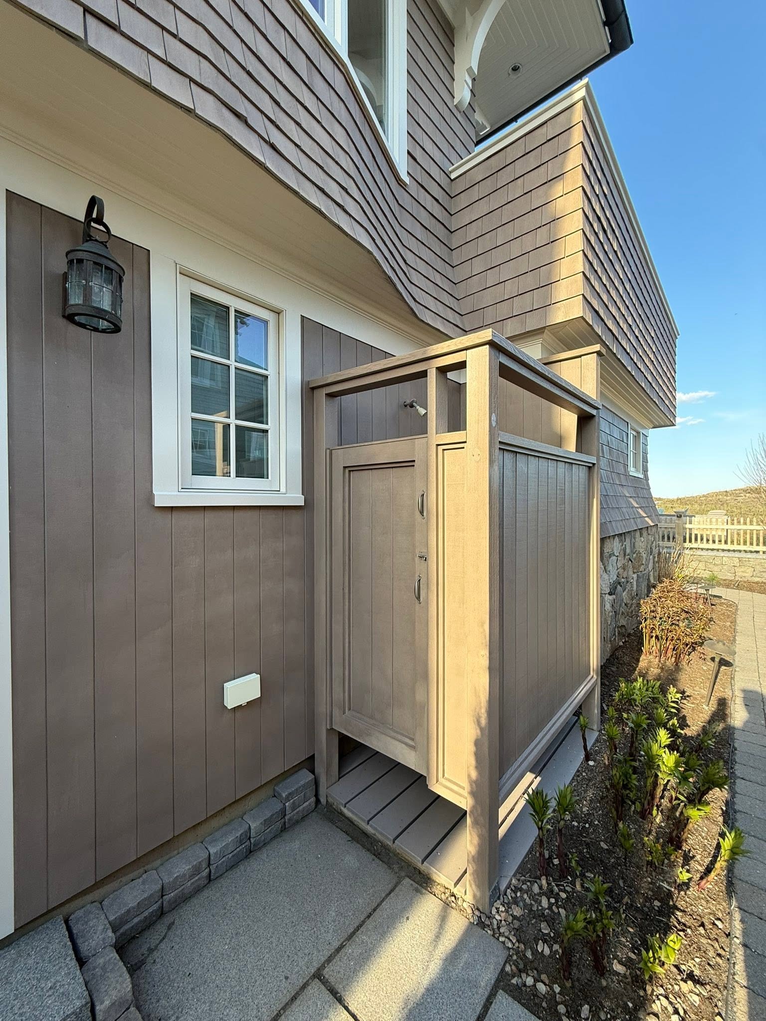 Solid Stain, Mahogany Doors & Deck — photo 8