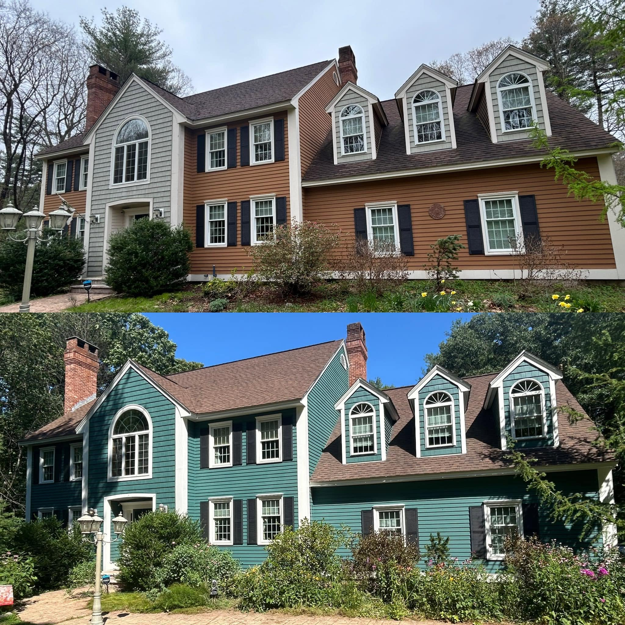Full Exterior Siding & Trim Repaint — Windham, NH