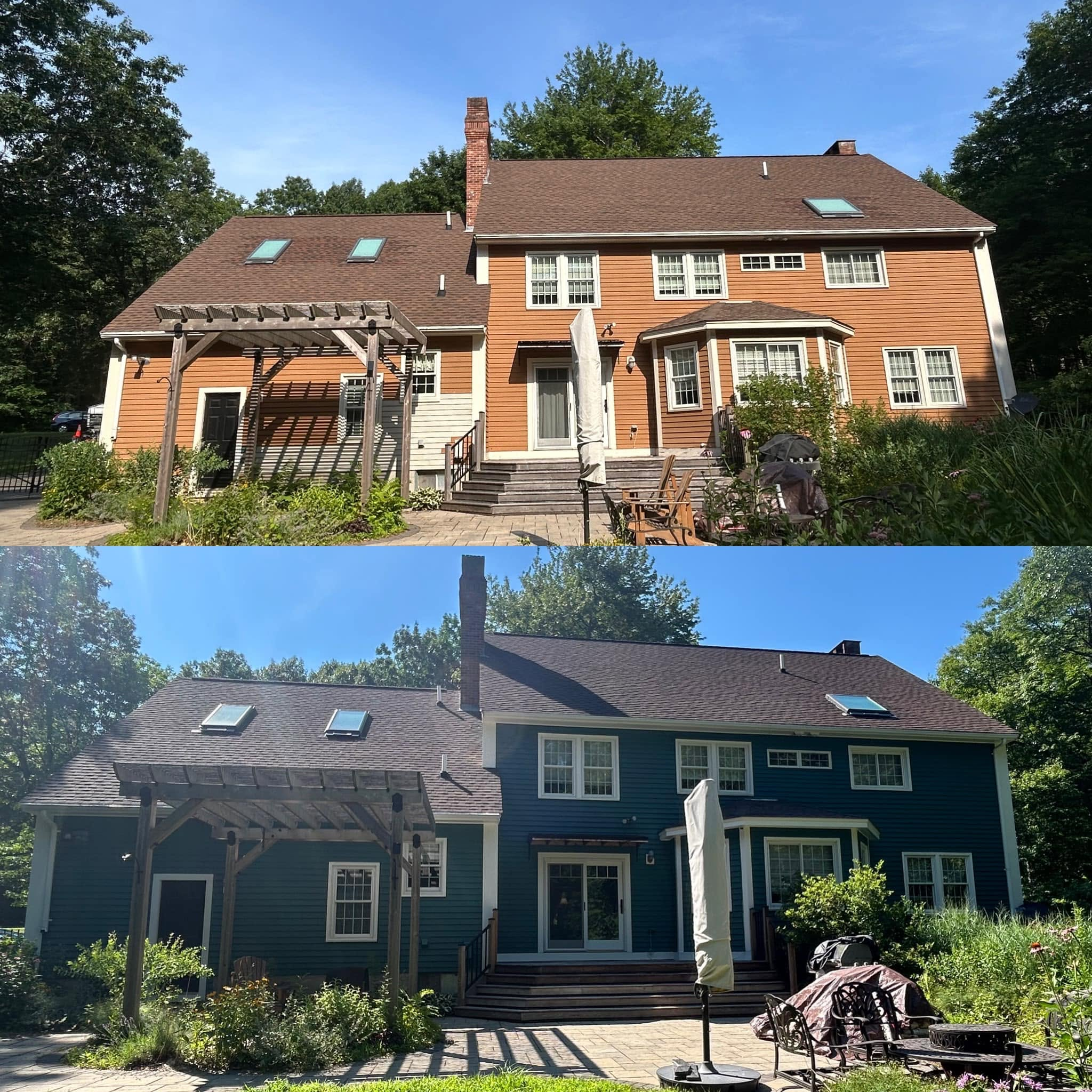 Full Exterior Siding & Trim Repaint — photo 1