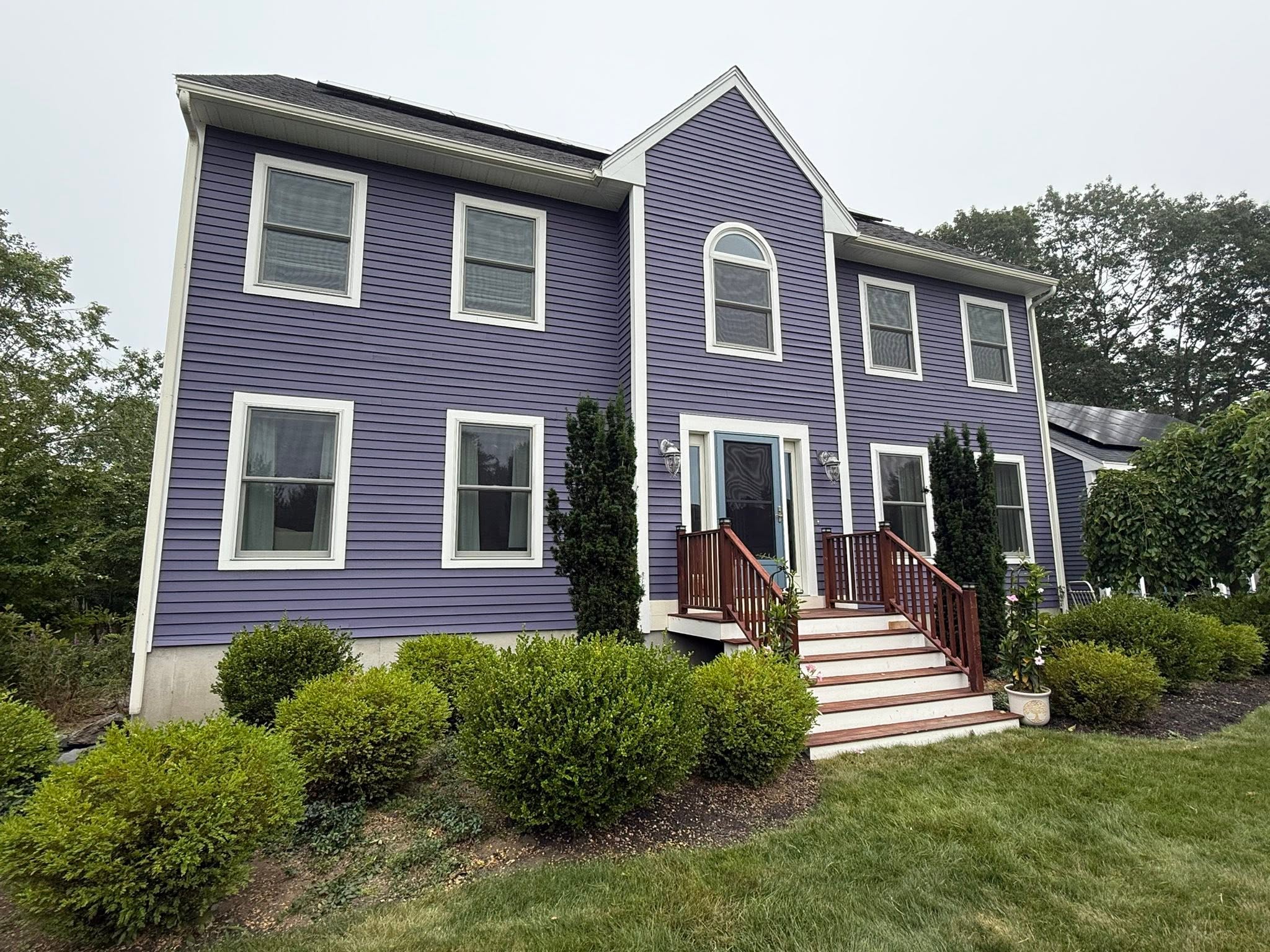 Custom Color Exterior — 4 Painters, 2 Days, York, ME