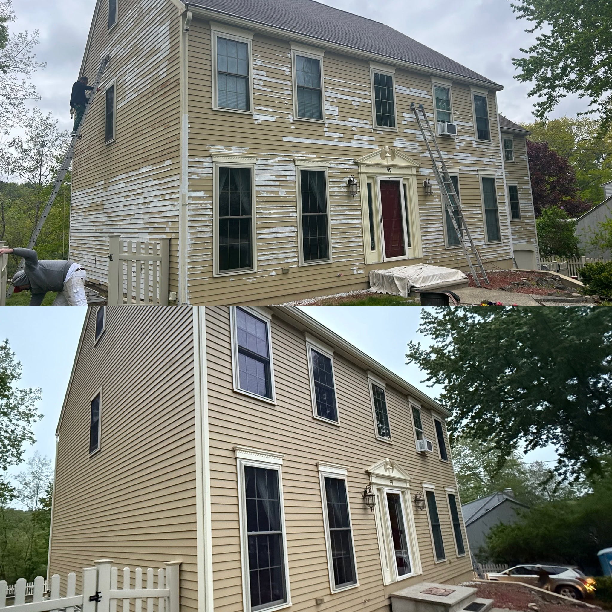 Exterior Wash, Prep, Paint & Siding Replacement — York, ME