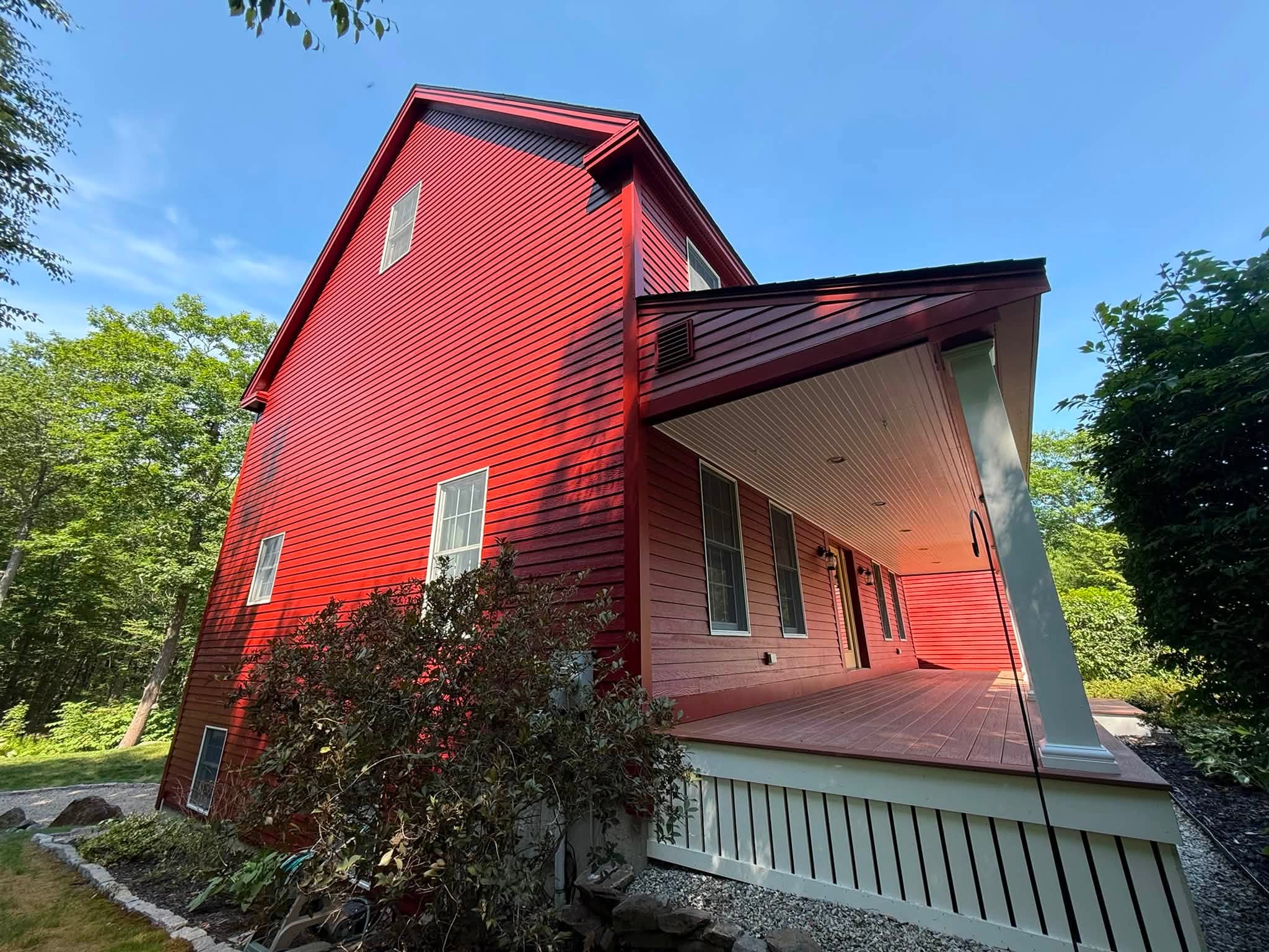 Complete Exterior Repaint — Siding, Trim & Porch Ceilings