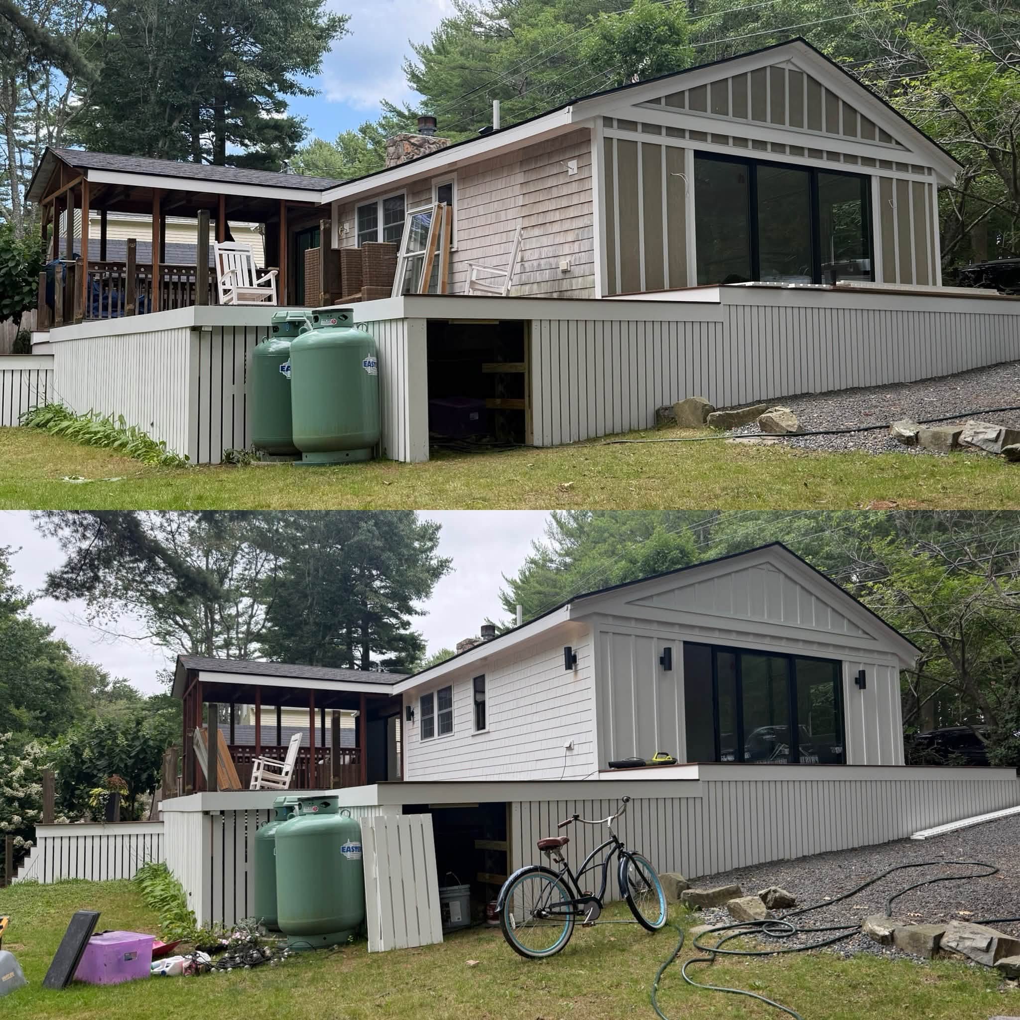 Complete Exterior Transformation — Black Windows, Front Door & Three-Season Room — photo 9