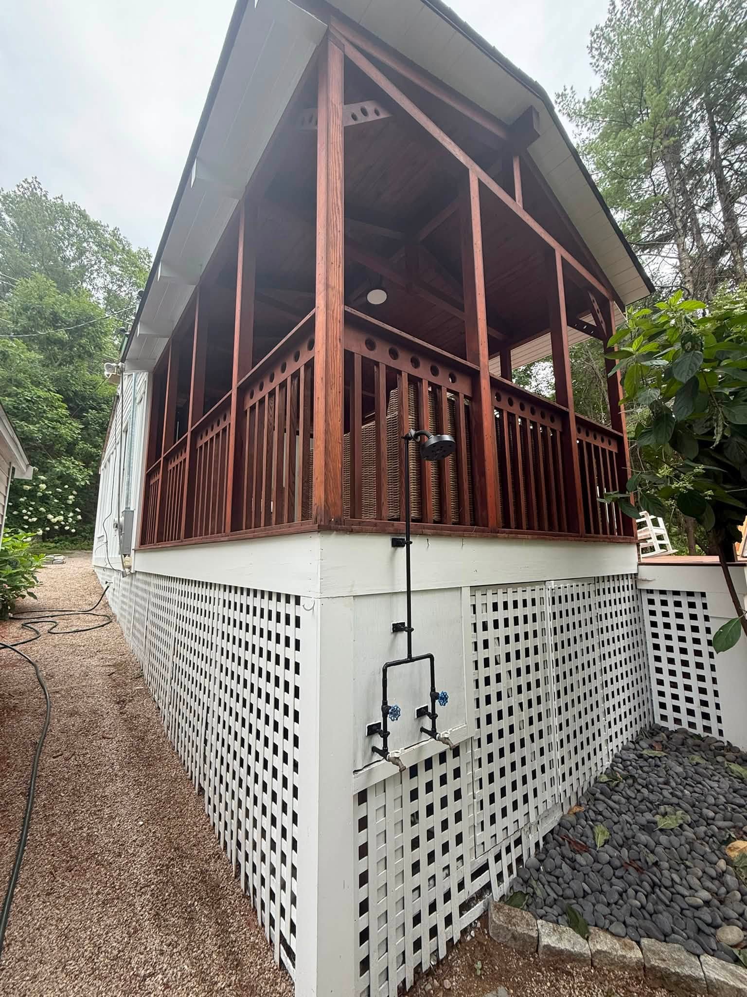Complete Exterior Transformation — Black Windows, Front Door & Three-Season Room — photo 3