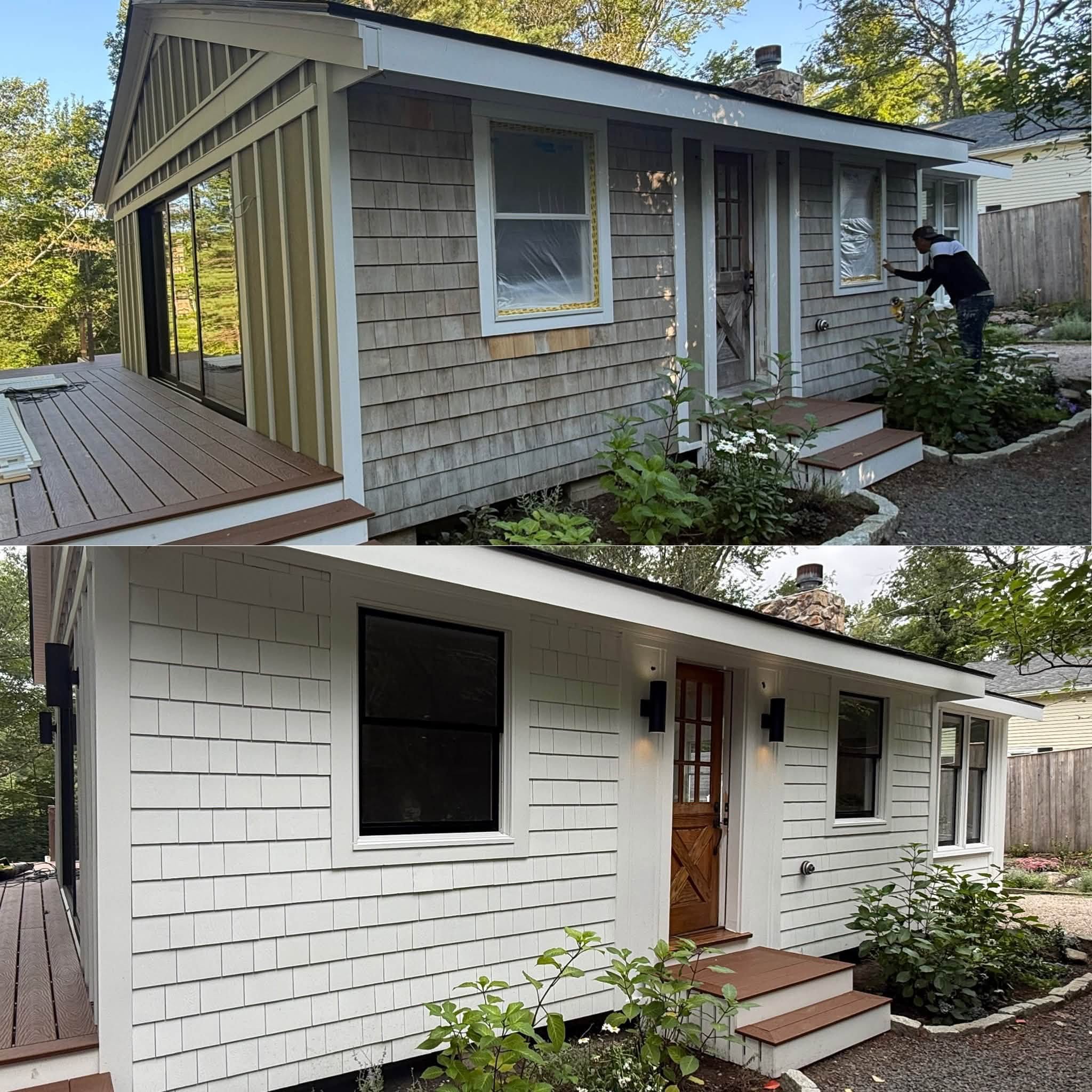 Complete Exterior Transformation — Black Windows, Front Door & Three-Season Room — photo 8