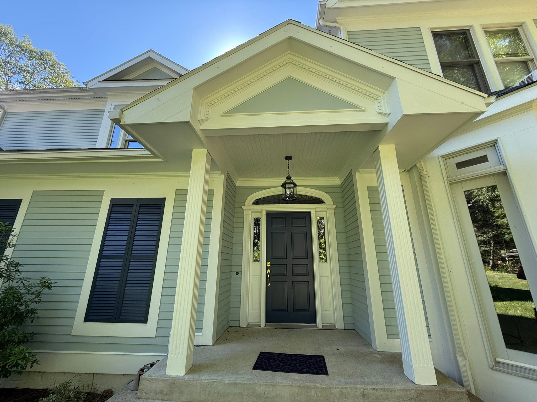 Full Exterior Repaint, Color Change & Chimney Rebuild