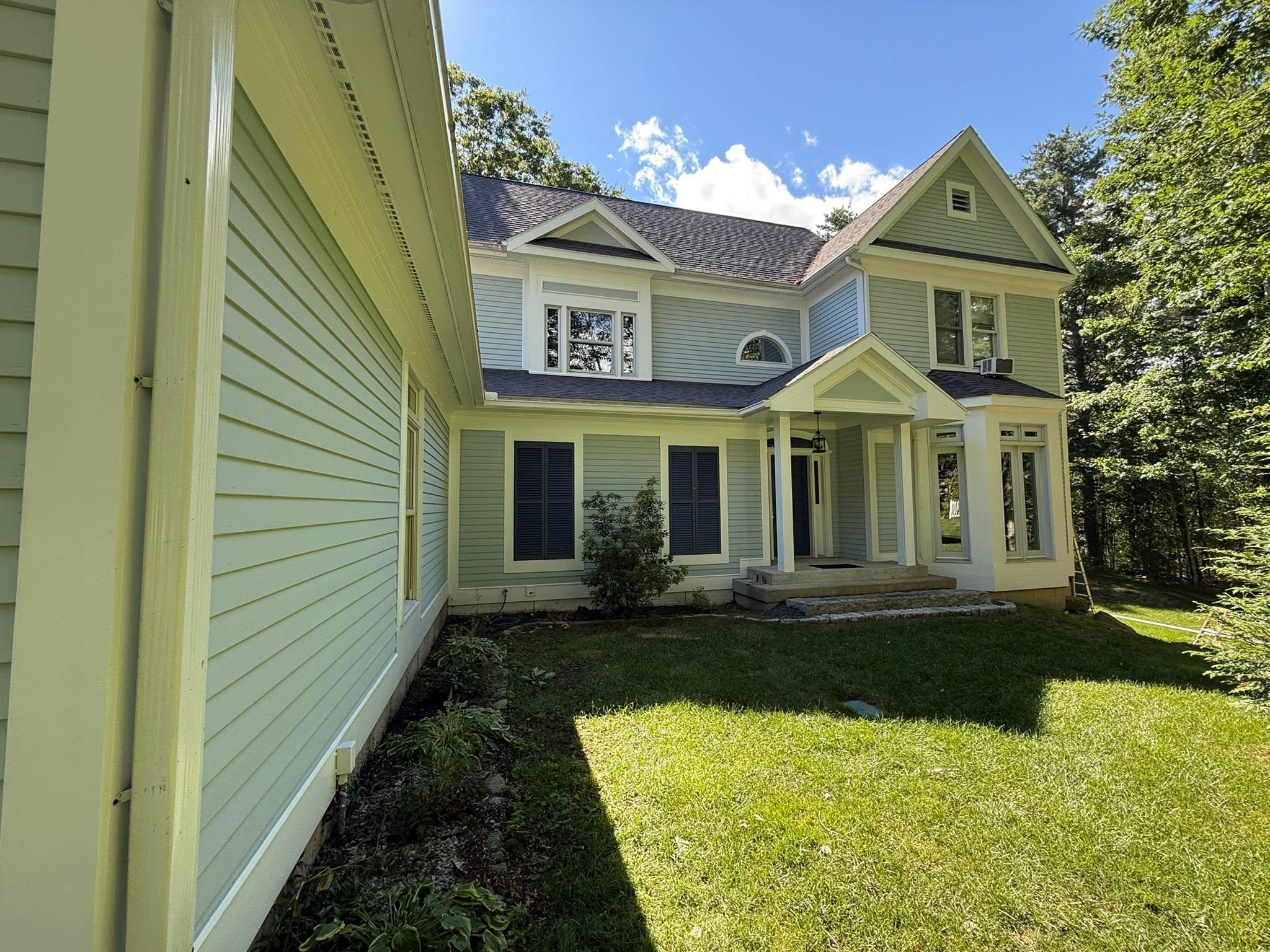 Full Exterior Repaint, Color Change & Chimney Rebuild — photo 3