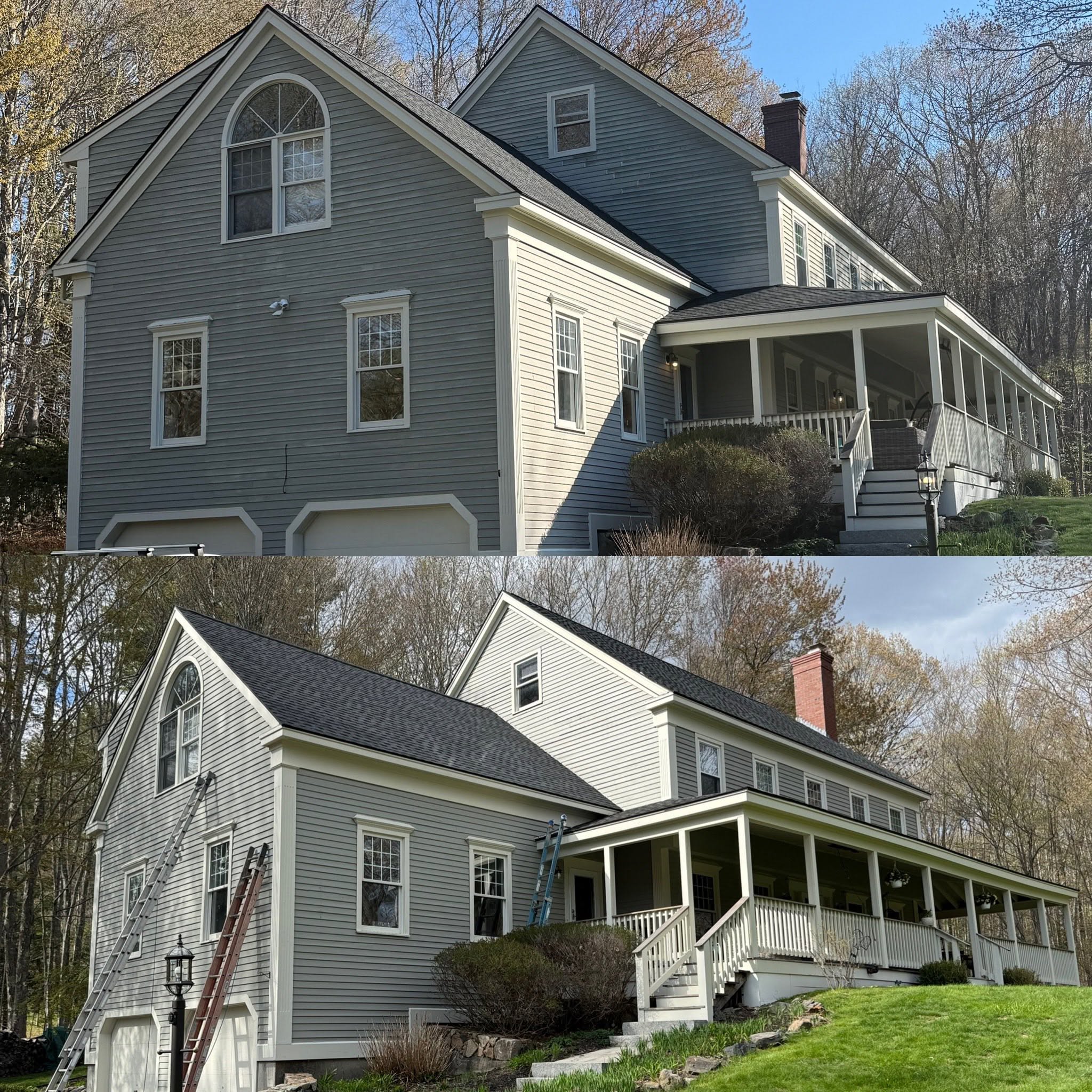 Two-Coat Exterior Stain — Start to Finish in Two Days — photo 5