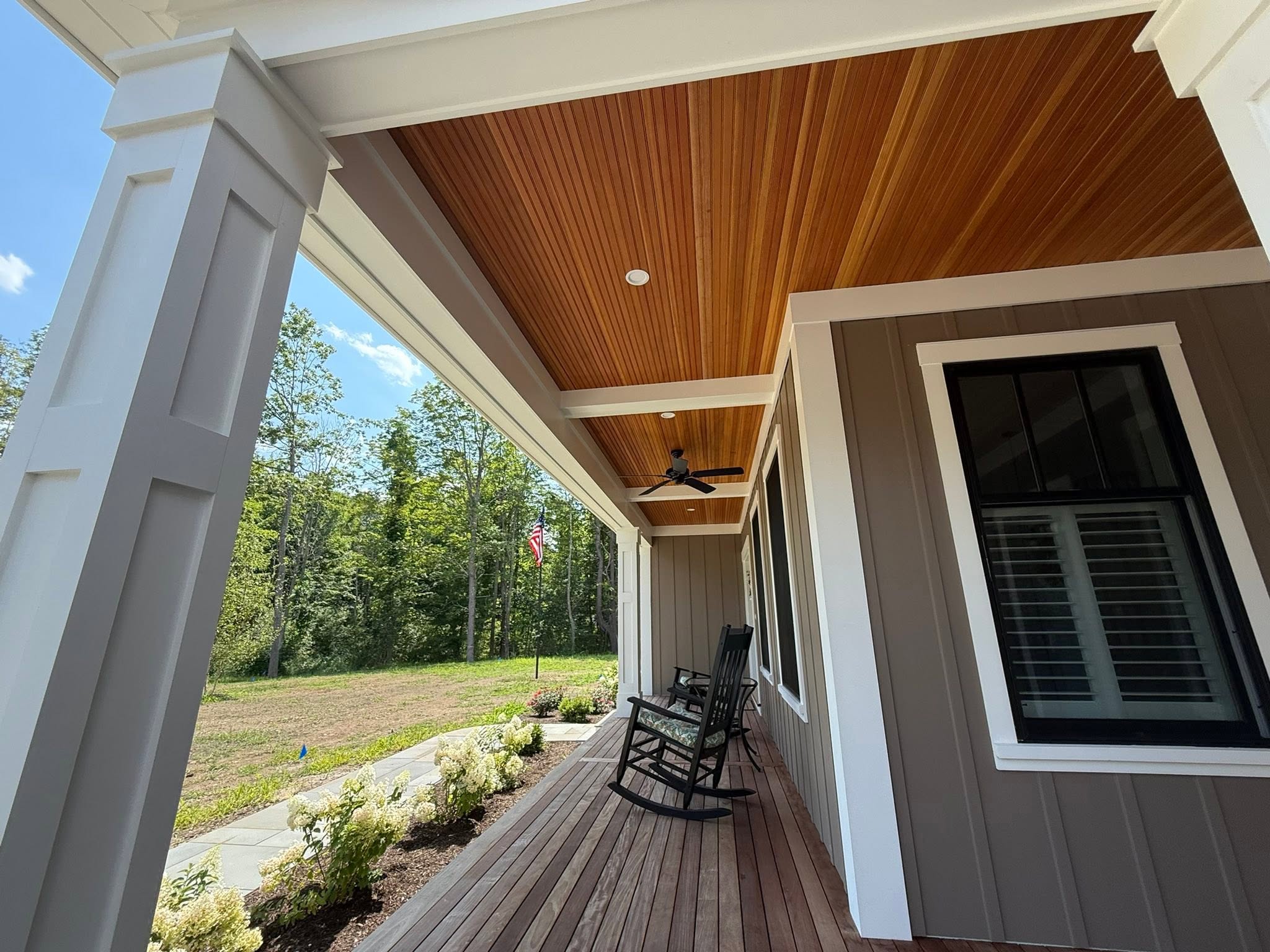 New Construction Exterior Trim Paint — York, ME