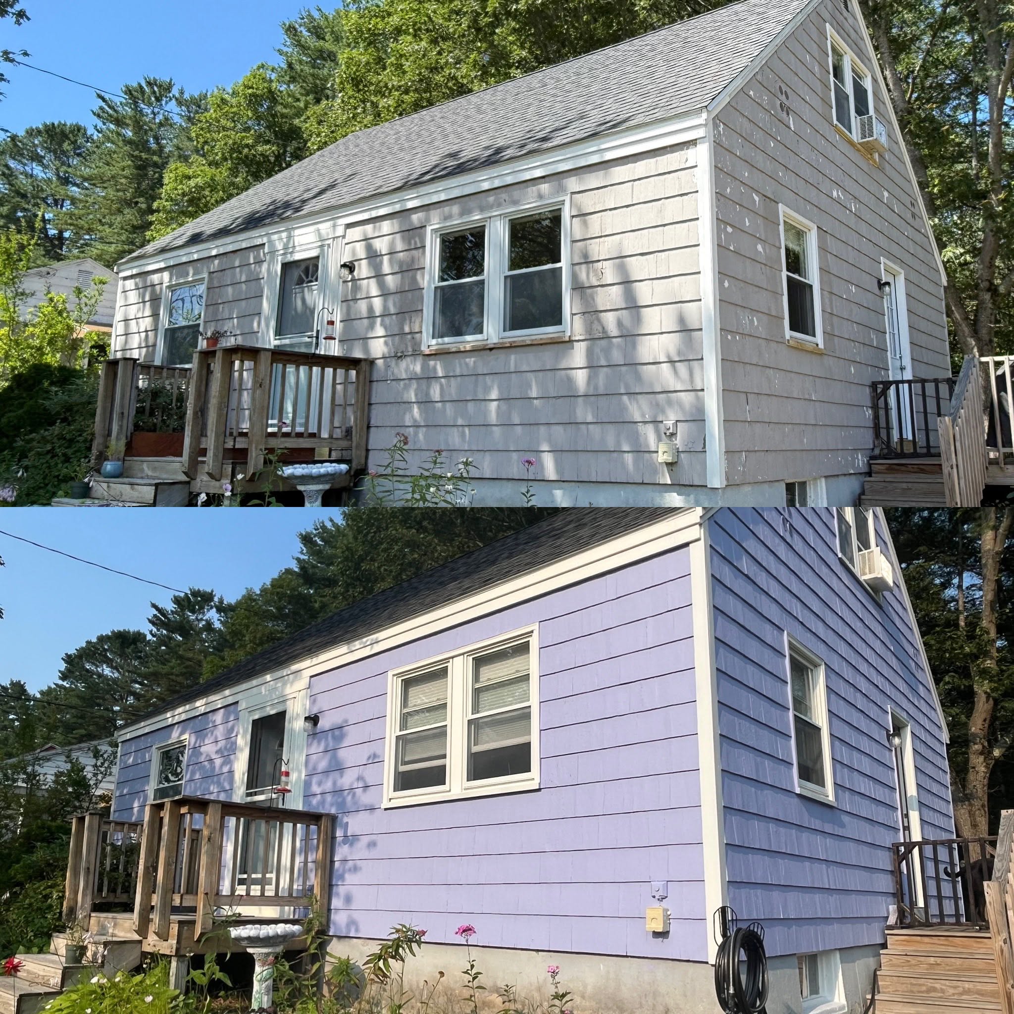 Complete Exterior Transformation in One Day — York, ME